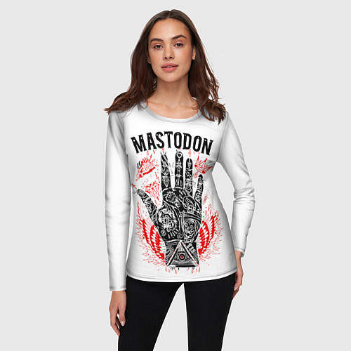 Женский лонгслив Mastodon: Magic Hand / 3D-принт – фото 3