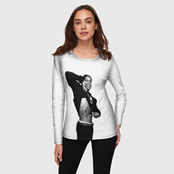 Лонгслив женский ASAP Rocky: White Fashion, цвет: 3D-принт — фото 2