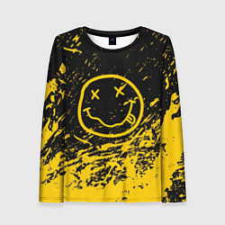 Лонгслив женский NIRVANA, цвет: 3D-принт