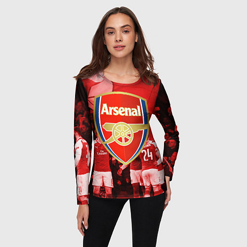 Женский лонгслив Arsenal / 3D-принт – фото 3