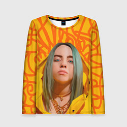 Лонгслив женский Billie Eilish, цвет: 3D-принт