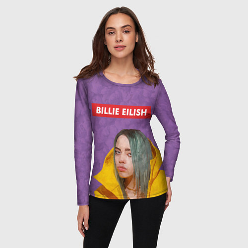 Женский лонгслив Billie Eilish / 3D-принт – фото 3