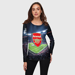 Лонгслив женский FC Arsenal, цвет: 3D-принт — фото 2