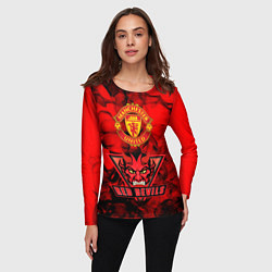 Лонгслив женский Manchester United, цвет: 3D-принт — фото 2