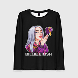 Лонгслив женский BILLIE EILISH, цвет: 3D-принт