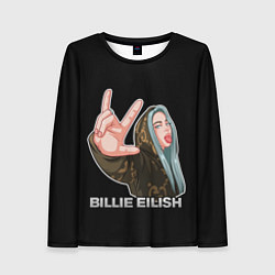 Лонгслив женский BILLIE EILISH, цвет: 3D-принт