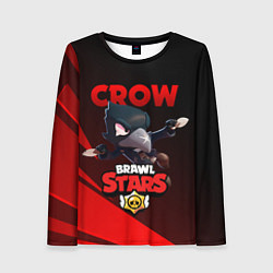 Лонгслив женский BRAWL STARS CROW, цвет: 3D-принт