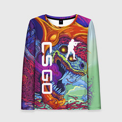 Женский лонгслив CS GO HYPERBEAST