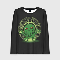 Лонгслив женский Ктулху, цвет: 3D-принт