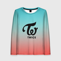 Лонгслив женский TWICE, цвет: 3D-принт