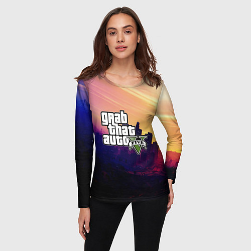 Женский лонгслив GTA 5 / 3D-принт – фото 3