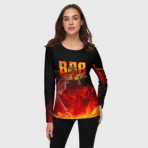 Женский лонгслив ВДВ / 3D-принт – фото 3