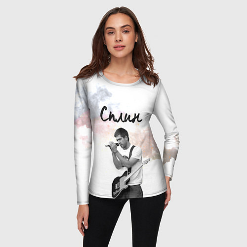 Женский лонгслив Сплин / 3D-принт – фото 3