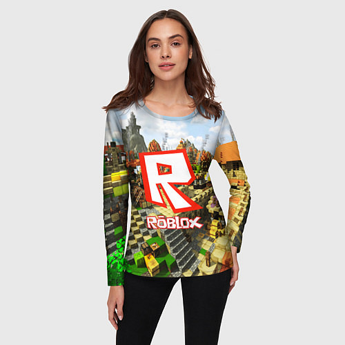 Женский лонгслив ROBLOX / 3D-принт – фото 3