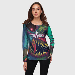 Лонгслив женский CS GO Hyper Beast, цвет: 3D-принт — фото 2