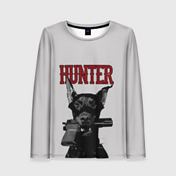 Лонгслив женский HUNTER, цвет: 3D-принт