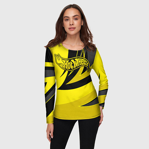 Женский лонгслив Hot Wheels / 3D-принт – фото 3