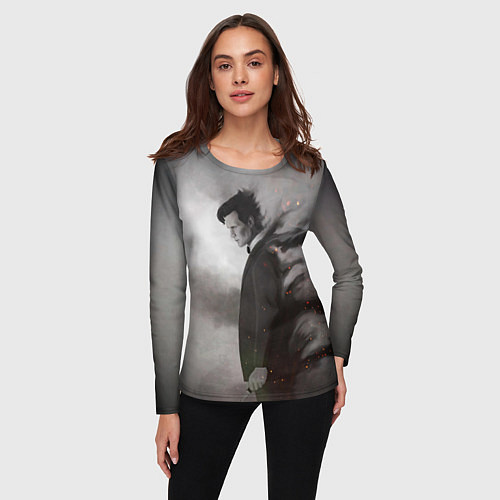 Женский лонгслив DOCTOR WHO / 3D-принт – фото 3