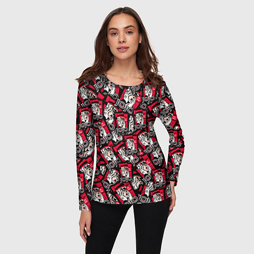 Женский лонгслив JoJo Bizarre Adventure / 3D-принт – фото 3