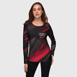 Лонгслив женский AUDI, цвет: 3D-принт — фото 2