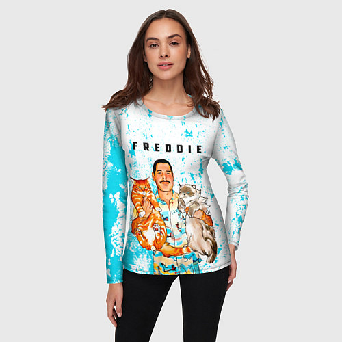 Женский лонгслив Queen / 3D-принт – фото 3