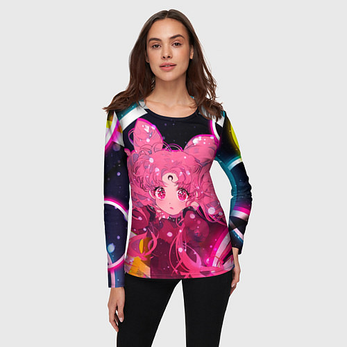 Женский лонгслив ДОЧЬ ЛУНЫ / 3D-принт – фото 3