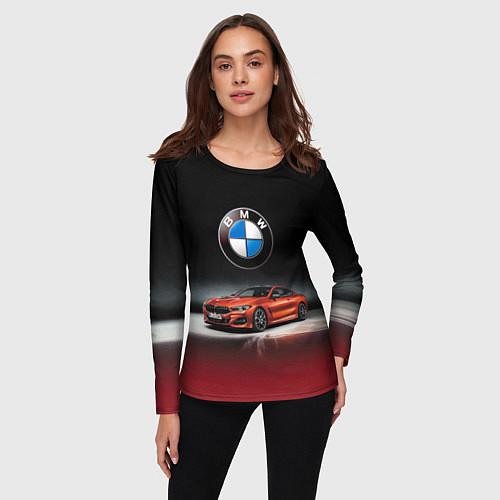 Женский лонгслив BMW / 3D-принт – фото 3