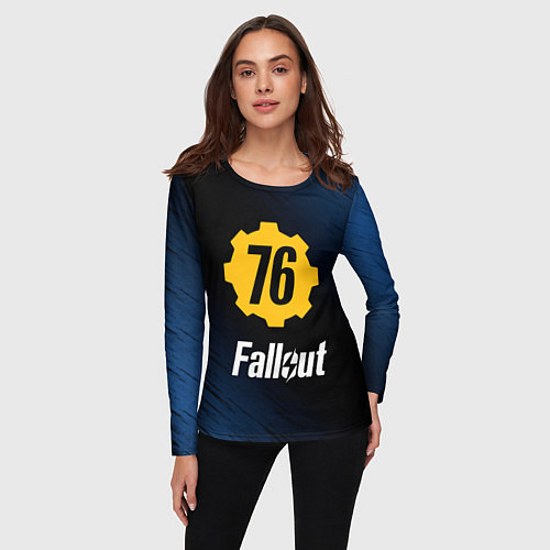 Женский лонгслив FALLOUT76 / 3D-принт – фото 3