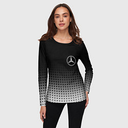 Лонгслив женский Mercedes-Benz, цвет: 3D-принт — фото 2