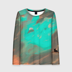 Лонгслив женский Майское небо, цвет: 3D-принт