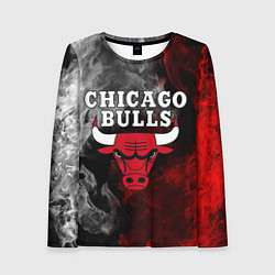 Лонгслив женский CHICAGO BULLS, цвет: 3D-принт