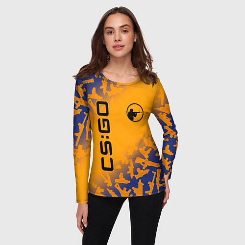 Женский лонгслив CS GO КС ГО / 3D-принт – фото 3