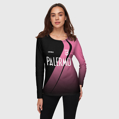 Женский лонгслив PALERMO FC / 3D-принт – фото 3