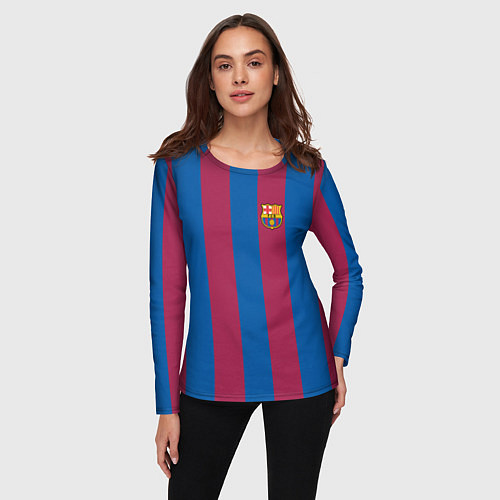 Женский лонгслив FC Barcelona 2021 / 3D-принт – фото 3