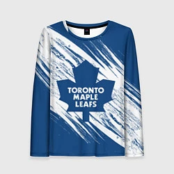 Лонгслив женский Toronto Maple Leafs,, цвет: 3D-принт
