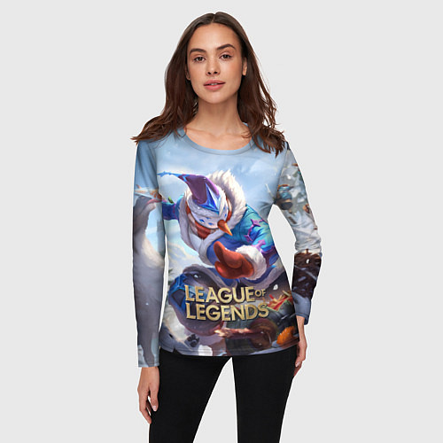 Женский лонгслив League of Legends МАСТЕР ЙИ / 3D-принт – фото 3