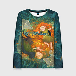 Лонгслив женский Легенда о волках, цвет: 3D-принт