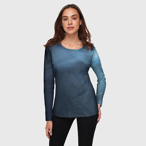 Женский лонгслив Дымчатый / 3D-принт – фото 3