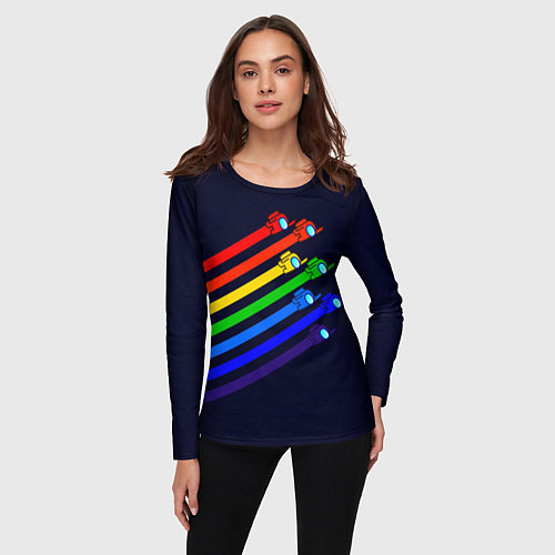 Женский лонгслив Among Us / 3D-принт – фото 3