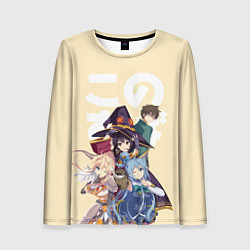 Лонгслив женский KonoSuba, цвет: 3D-принт