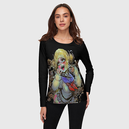 Женский лонгслив Химико Тога / 3D-принт – фото 3