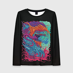 Лонгслив женский Hyper beast art, цвет: 3D-принт