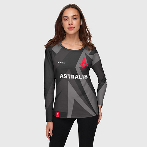 Женский лонгслив Astralis Jersey Pro 202122 / 3D-принт – фото 3