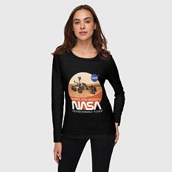 Лонгслив женский NASA - Perseverance, цвет: 3D-принт — фото 2
