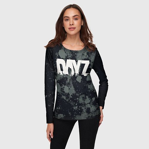 Женский лонгслив DayZ Mud logo / 3D-принт – фото 3
