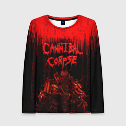 Лонгслив женский CANNIBAL CORPSE, цвет: 3D-принт