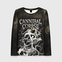 Лонгслив женский Cannibal Corpse, цвет: 3D-принт