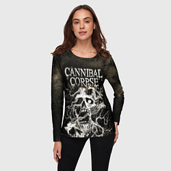 Лонгслив женский Cannibal Corpse, цвет: 3D-принт — фото 2