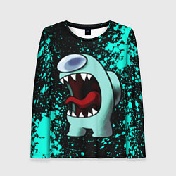 Лонгслив женский AMONG US АМОНГ АС, цвет: 3D-принт