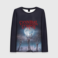 Лонгслив женский Cannibal Corpse Труп Каннибала Z, цвет: 3D-принт